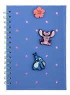 Beniamin, Lilo si Stitch, caiet spiralat, A5, 80 fo, cu grila, albastru, 1 buc.