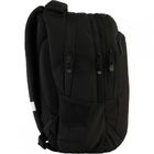 BeUniq, rucsac pentru scoala, cu 3 compartimente, Black