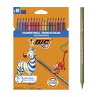 Bic, Kids, Evolution Stripes, creioane colorate, 18 culori