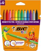 Bic, Kids, Kid Couleur, carioci, 12 culori