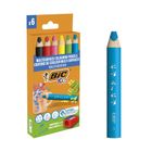 Bic, Kids, Multisurface, creioane colorate, 6 culori