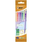 Bic, Matic Pastel, creion automatic cu radiera, HB, Pouch, 0,7 mm, 5 buc.