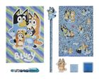 Bluey, set creativ cu bloc de notite, penita, stilou, stampila si autocolante