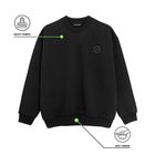 Bluza neagra oversize NOWEAR