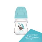 Canpol babies, EasyStart, Exotic Animals, biberon cu gatul larg, albastru, 0m+, 120 ml