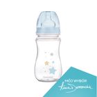 Canpol babies, EasyStart, Newborn baby, biberon cu gatul larg, 240 ml, albastru, 3m+