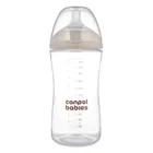 Canpol babies, Natural Shape, biberon cu tetina doua zone, 330 ml