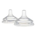 Canpol babies, Natural Shape, tetina doua zone anti-colic, 3 luni+, 2 buc.