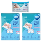 Canpol babies, set: tampoane sanitare multifunctionale, 90-60 cm, 2 buc. + servetele umede, 60 buc.