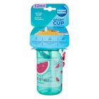 Canpol babies, So Cool, pepene verde, sticla de apa cu pai pliabil de silicon, 400 ml