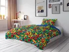 Caramizi, set lenjerie de pat single, 140-200 cm