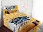 Cars 3, set lenjerie de pat single, 140-200 cm