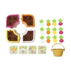 Chicco, Smart2Play, Gradina cu legume, joc educational, 21 elemente