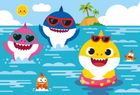 Clementoni, Maxi Super Color, Baby Shark, puzzle, 24 piese