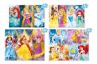 Clementoni, Progressive Super Color, Princess, puzzle 4in1, 360 piese