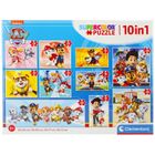 Clementoni, Super Color, Paw Patrol, puzzle 10in1, 330 piese