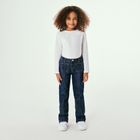 Cool Club, Blugi pentru fete, croiala flare, albastru