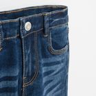 Cool Club, Blugi pentru fete, tip slim fit, denim, imprimeu inimi