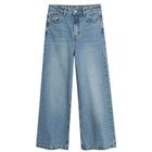 Cool Club, Blugi pentru fete, tip wide leg, denim