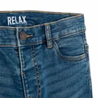 Cool Club, Blugi reglabili pentru baieti, croiala relax, albastru