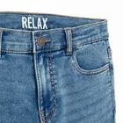Cool Club, Blugi reglabili pentru baieti, croiala relax, albastru