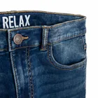 Cool Club, Blugi reglabili pentru baieti, croiala relax, albastru