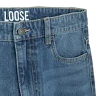 Cool Club, Blugi reglabili pentru baieti, loose, albastru