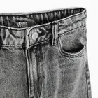 Cool Club, Blugi reglabili pentru fete, croiala wide leg, gri