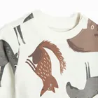 Cool Club, Bluza cu maneca lunga pentru baieti, alb