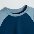 Cool Club, Bluza cu maneca lunga pentru baieti, albastru-bleumarin, imprimeu urs