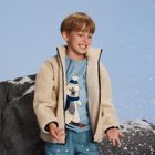 Cool Club, Bluza cu maneca lunga pentru baieti, albastru, imprimeu Ski with me