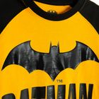 Cool Club, Bluza cu maneca lunga pentru baieti, mustar, imprimeu Batman