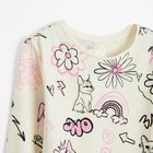 Cool Club, Bluza cu maneca lunga pentru fete, alb