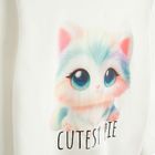 Cool Club, Bluza cu maneca lunga pentru fete, alb