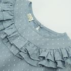 Cool Club, Bluza cu maneca lunga pentru fete, albastru deschis, cu volane