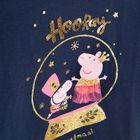 Cool Club, Bluza cu maneca lunga pentru fete, bleumarin, imprimeu Peppa Pig