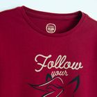Cool Club, Bluza cu maneca lunga pentru fete, claret