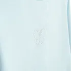 Cool Club, Bluza cu maneca lunga pentru fete, din tricot striat, albastru