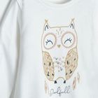 Cool Club, Bluza cu maneca lunga pentru fete, ecru