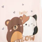 Cool Club, Bluza cu maneca lunga pentru fete, roz, imprimeu Squishmallows