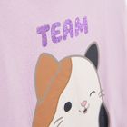 Cool Club, Bluza cu maneca lunga pentru fete, violet, imprimeu Squishmallows