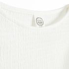 Cool Club, Bluza cu maneca scurta pentru fete, alb