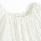 Cool Club, Bluza cu maneca scurta pentru fete, crop top, alb