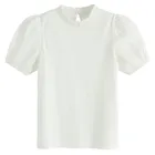 Cool Club, Bluza cu maneca scurta pentru fete, ecru