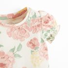 Cool Club, Bluza cu maneca scurta pentru fete, ecru