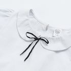 Cool Club, Bluza cu maneca scurta si guler pentru fete, alb