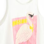 Cool Club, Bluza fara maneci pentru fete, alb