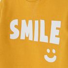 Cool Club, Bluza subtire pentru baieti, galben, imprimeu Smile