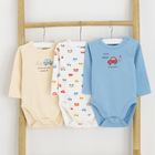 Cool Club, Body cu maneca lunga pentru baieti, mix, set, 3 buc.