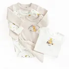 Cool Club, Body cu maneca lunga pentru bebelusi, mix, imprimeu Winnie the Pooh, set, 4 buc.